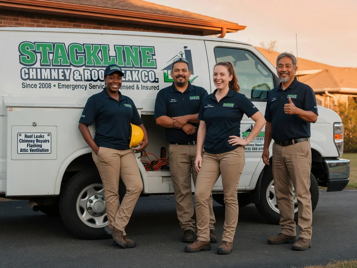 Chimney flashing repair company in Climax, NC
